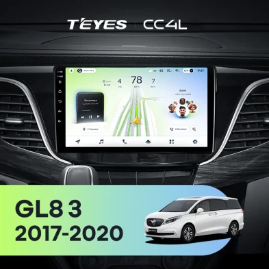 Штатная магнитола Teyes CC4L 6/64 Buick GL8 3 (2017-2020)