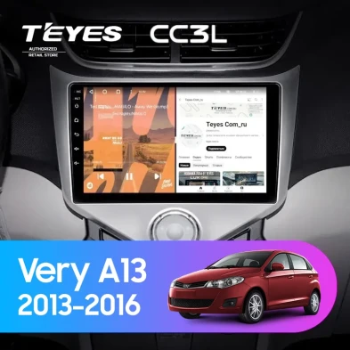 Штатная магнитола Teyes CC3L 4/64 Chery Very A13 (2013-2016) F1