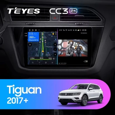 Штатная магнитола Teyes CC3 2K 360 6/128 Volkswagen Tiguan 2017+