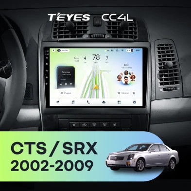 Штатная магнитола Teyes CC4L 6/64 Cadillac SRX (2003-2009)