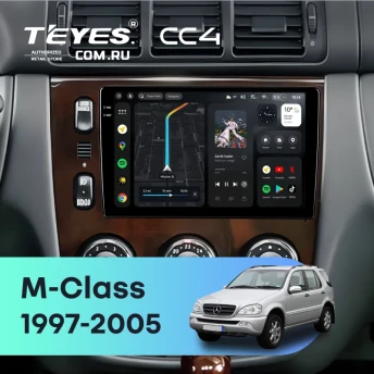 Штатная магнитола Teyes CC4 6/64 Mercedes ML W163 (1997-2005) (дерево)