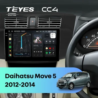 Штатная магнитола Teyes CC4 8/128 Daihatsu Move 5 (2012-2014)