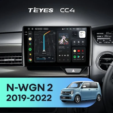 Штатная магнитола Teyes CC4 6/64 Honda N-WGN 2 (2019-2022) Правый руль