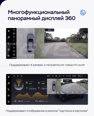 Штатная магнитола Teyes LUX ONE 360 6/128 Peugeot 5008 (2016-2023)