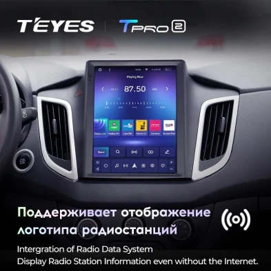 Штатная магнитола Tesla style Teyes TPRO 2 3/32 Hyundai Creta (2015-2019)