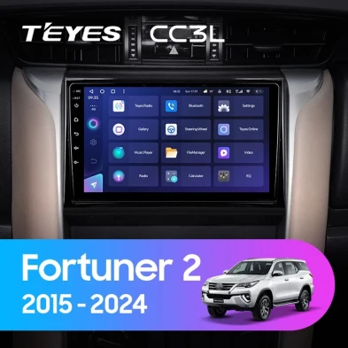 Штатная магнитола Teyes CC3L 4/32 Toyota Fortuner 2 (2015-2024)