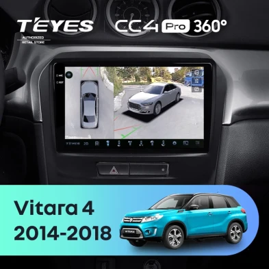 Штатная магнитола Teyes CC4 Pro 360 12/256 Suzuki Vitara 2 (2014-2018)