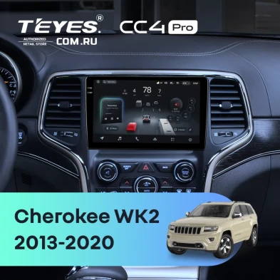 Штатная магнитола Teyes CC4 Pro 12/256 Jeep Grand Cherokee WK2 (2013-2020) F3