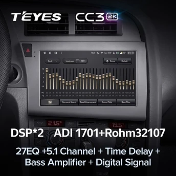 Штатная магнитола Teyes CC3 2K 4/64 Audi A6 C6 (2004-2011)