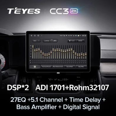 Штатная магнитола Teyes CC3 2K 4/64 Kia Sorento 4 MQ4 (2020-2024) (13")