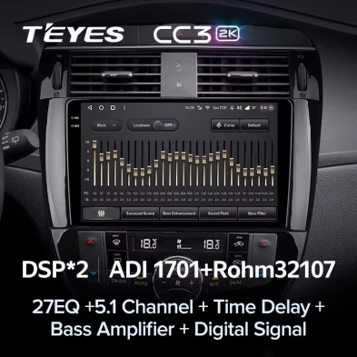 Штатная магнитола Teyes CC3 2K 4/64 Nissan Pulsar 6 NB17 (2014-2018)