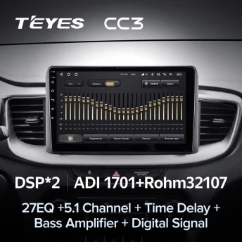 Штатная магнитола Teyes CC3 4/32 Kia Ceed 3 CD (2018-2022)