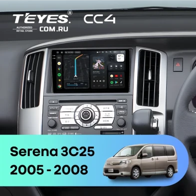 Штатная магнитола Teyes CC4 8/128 Nissan Serena 3 C25 (2005-2008)