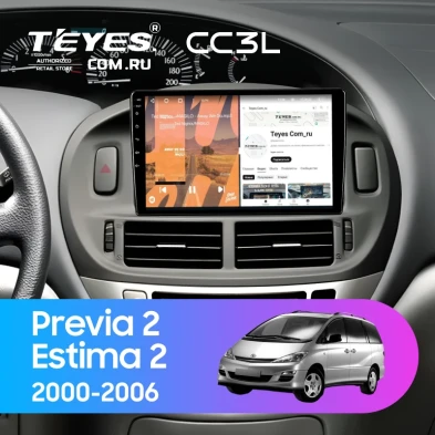 Штатная магнитола Teyes CC3L 4/32 Toyota Estima 2 (2000-2006)
