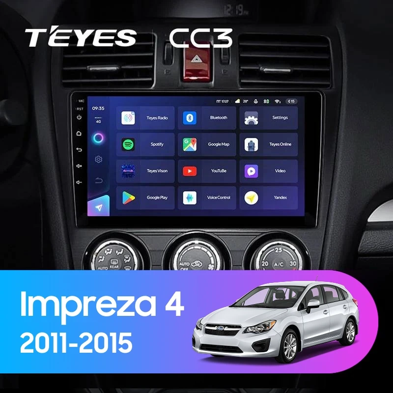 Штатная магнитола Teyes CC3 4/32 Subaru Impreza 4 (2011-2015) Тип-B