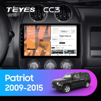 Штатная магнитола Teyes CC3 4/32 Jeep Patriot (2009-2015)