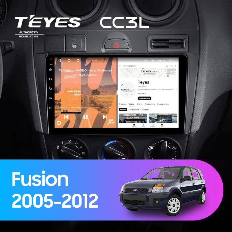 Штатная магнитола Teyes CC3L 4/32 Ford Fusion (2005-2012)
