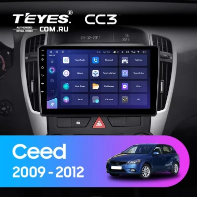 Штатная магнитола Teyes CC3 4/32 Kia Ceed (2009-2012)