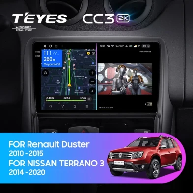 Штатная магнитола Teyes CC3 2K 4/64 Nissan Terrano (2014-2020)