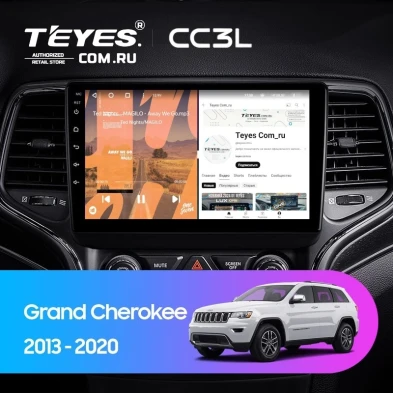 Штатная магнитола Teyes CC3L 4/32 Jeep Grand Cherokee WK2 (2013-2020) F1