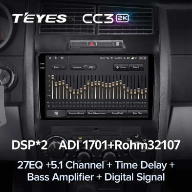 Штатная магнитола Teyes CC3 2K 4/32 Dodge Charger 6 LX (2005-2010)