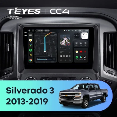 Штатная магнитола Teyes CC4 6/64 Chevrolet Silverado 3 GMTK2 (2013-2019)