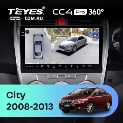 Штатная магнитола Teyes CC4 Pro 360 12/256 Honda City (2008-2013)
