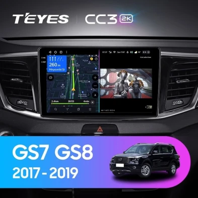 Штатная магнитола Teyes CC3 2K 360 6/128 GAC GS7 GS8 (2017-2019)