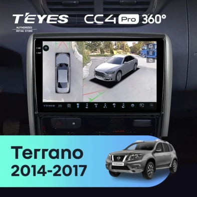 Штатная магнитола Teyes CC4 Pro 360 12/256 Nissan Terrano (2014-2017)