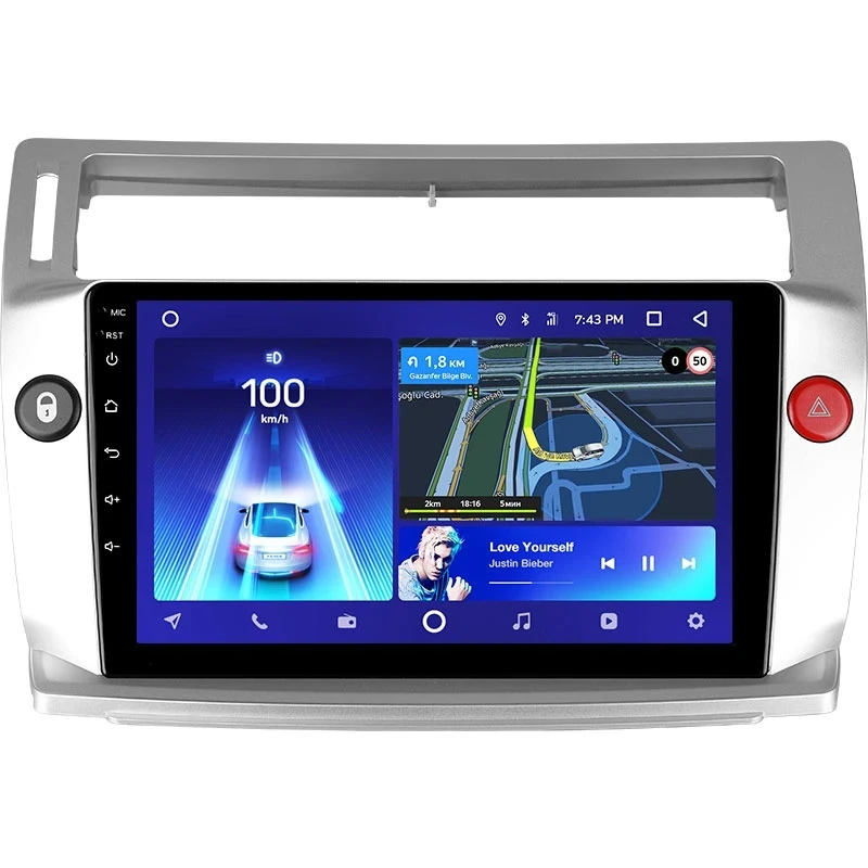 Переходная рамка Citroen C4 (2004-2014) (9")